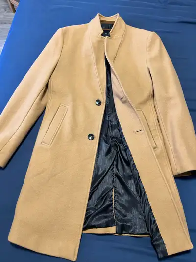 Zara Camel Wool Coat, View more