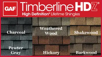 Brand new GAF Timberline asphalt shingles, never opened or used. Durable, high-quality roofing shing...