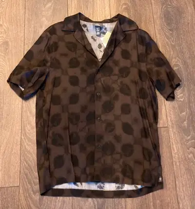 MENS SILK H&M BUTTON UP SHIRT (S/M), View more