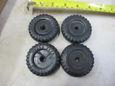 Vintage Tin Tonka Toy Wheels, View more