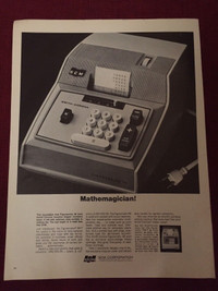 1966 Smith-Corona Figurematic 98 Original Ad