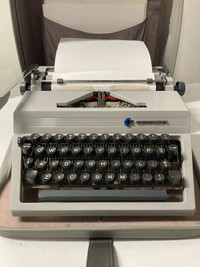 Vintage Typewriter with case Made by Commodore