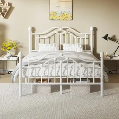 LOEWAY Full Size Metal Platform Bed Frame , View more