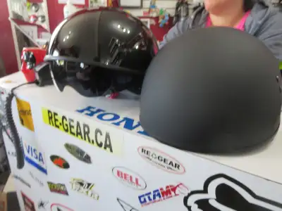 Customers Have Been Asking For A Beanie Motorcycle Helmet w Sun Visor Sizes - Small, Medium, Large,...