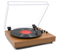 3-Speed Belt Driven Record Player