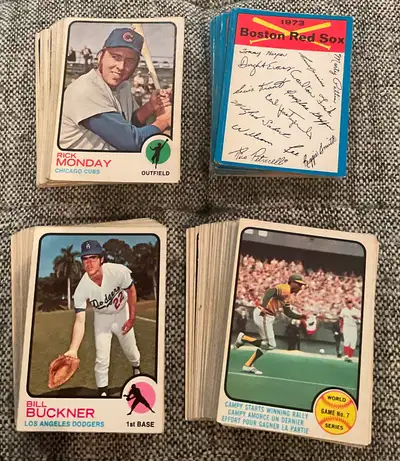 ⚾️1973 OPC Baseball Card Lot. 161 base cards. No doubles., View more