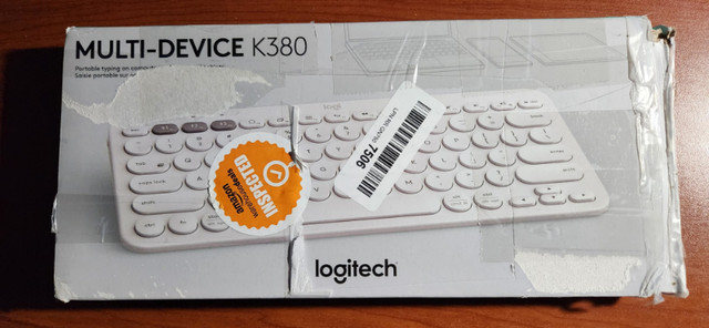 Petit clavier Bluetooth Logitech K380 - Multi Device (3) dans Souris, claviers et webcaméras  à Saint-Jean-sur-Richelieu - Image 4