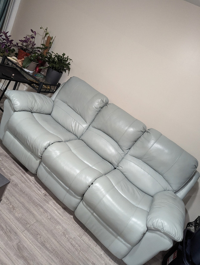 Genuine Leather Sofa FOR SALE | Chairs & Recliners | Ottawa | Kijiji