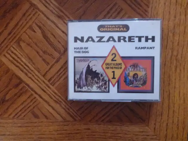 Hair Of The Dog/Rampant  (2 CDs) – Nazerth  near mint  $12.00628632653368351227