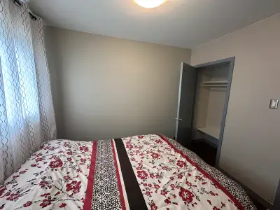 This furnished bedroom is available for a working female close to Northgate Centre in Edmonton. The...
