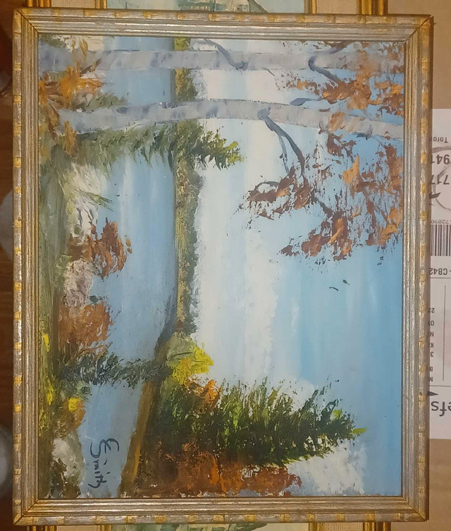 10 3/4" X 8 3/4" Painting by Keith C Smith  1924-2000 in Arts & Collectibles in Stratford - Image 3