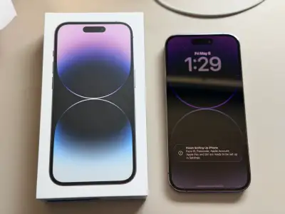 Apple iPhone 14 Pro, 128gb, Deep Purple, View more