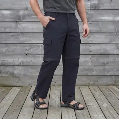 NEW 38x32 Wrangler zip-off cargo wind breaker pants - aa17, View more
