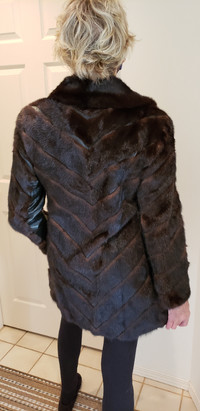 Mink & Leather Coat