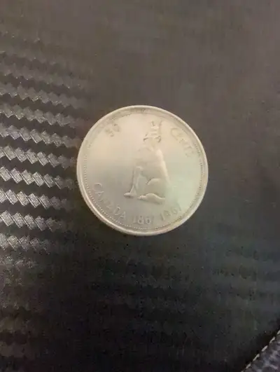 Canada 50 cent coin 1867-1967, View more