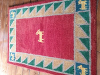 Petit tapis Gabbeh en laine