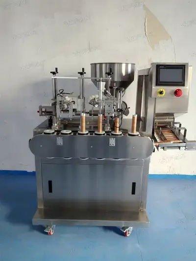 Linear Plastic Tube Cosmetic Lotion Filling Sealing Machine, View more