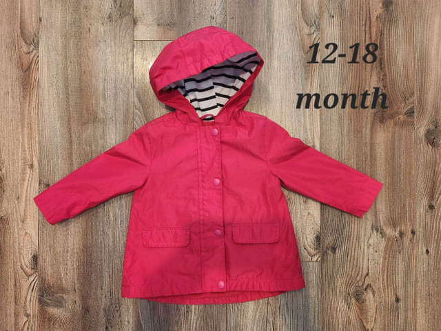 Baby Toddler Girl Spring and Raincoats, 12mo- 3T $5-$15 in Other in St. Albert - Image 2