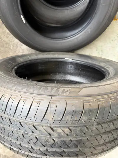These are like new barely used just trying to get rid of them quickly. 4 Tires BRIDCESTONE