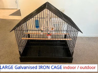 Frierson Cockatiel House Cage, GALVANIZED IRON