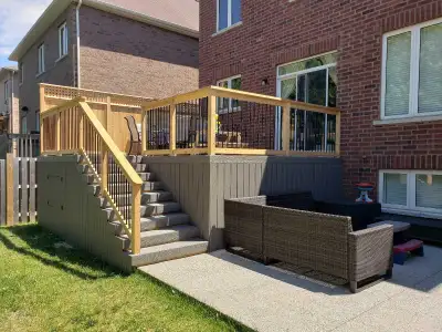 Custom design and build your dream deck. We work with pressure treated, Cedar, Composite decking and...