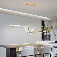 #ROVARD Modern Led Pendant Lights Fixture, 34''