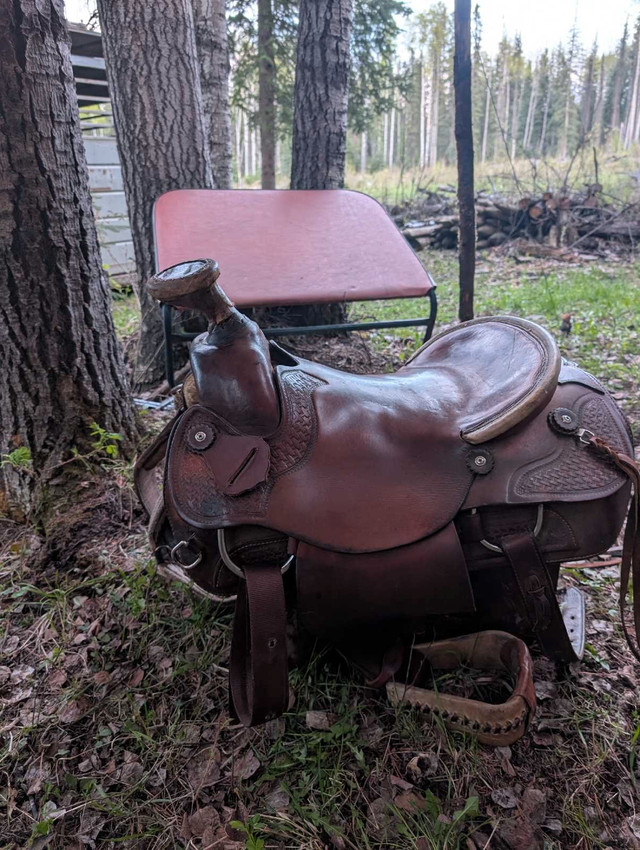 15 1/2 inch saddle in Equestrian & Livestock Accessories in St. Albert