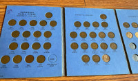 Coin Collection Complete Books 1c 5c 10c Coins 1920-1960s Coins