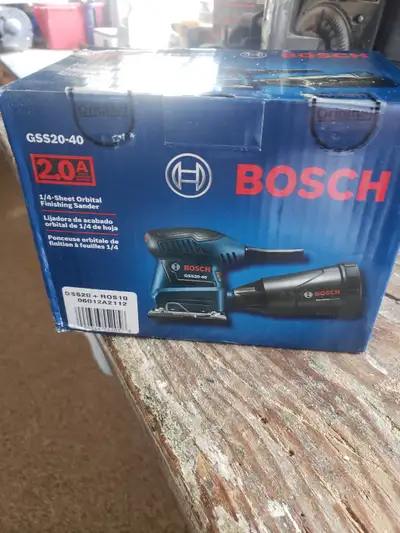 Bosch sander, View more