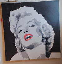 Marilyn Monroe Giclee Canvas Painting 