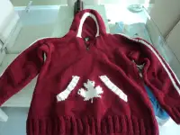 Vintage Canadian Maple Leaf Wool Sweater