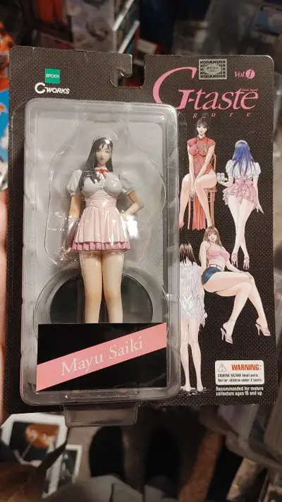 G-TASTE VOL 1 Mayu Saiki FIGURE EPOCH C-WORKS. Mild shelf wear but please see photos for condition....