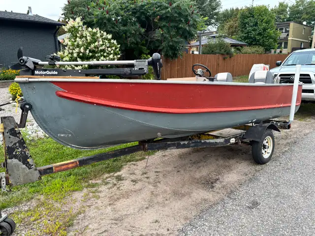 14’ aluminum Deep hull in Powerboats & Motorboats in North Bay - Image 8