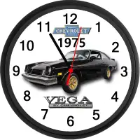1975 Chevrolet Vega (Black) Custom Wall Clock - Brand New