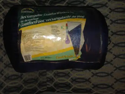 Sac de couchage de couleur marine. Très propre.