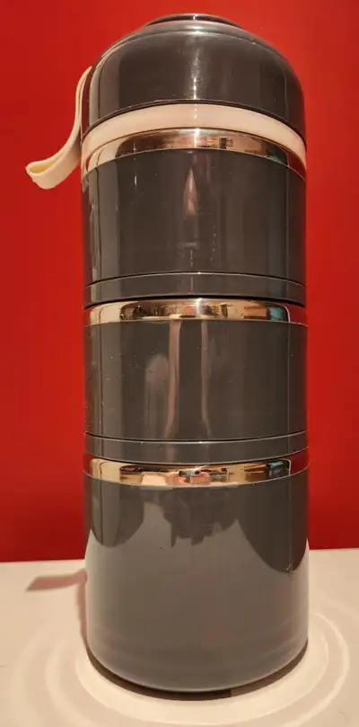 Boîte à Lunch Thermique en Acier Inoxydable Empilable à 3 Niveaux