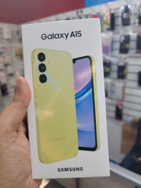 Samsung A15 128gb 4gb ram brand new sealed  STORE SELLING