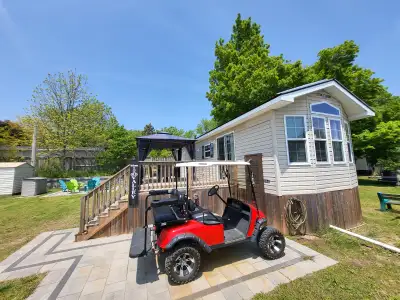 This Cottage is definitely one of a kind and sits on a very unique, private site. It is tucked away,...