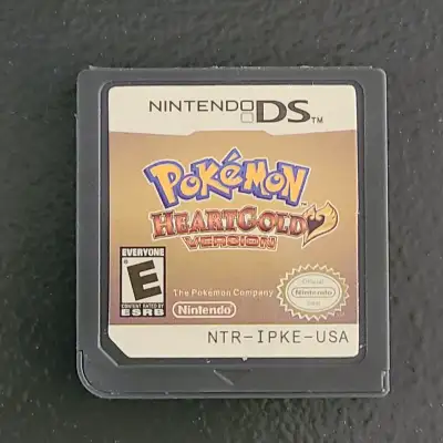 POSSIBILITÉ DE LIVRAISON Cartouche de jeu Pokémon Heartgold DS/i/Lite/2/3DS & XL (COMME NEUF) Immacu...