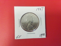 1957 Canada 50¢ silver           coin !