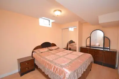 2 Bedroom furnished basement available from 1Aug near sheridan