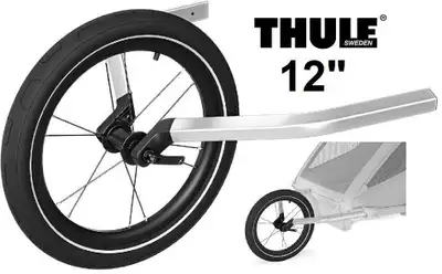 Basically Brand New! model: 20201302) Get ready to glide! This Thule Chariot Jogging Kit 2 comes com...