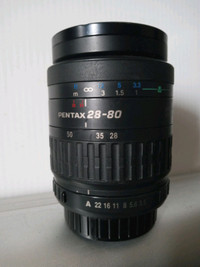 Pentax- FA  SMC 20-80mm F/3.5-5.6 Zoom Lens