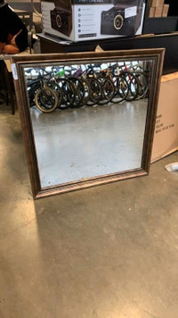 LARGE FRAMED WALL MIRROR