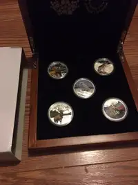 2015 Majestic Animals pure Silver Coin Set 1 oz x 5 RCM MIB