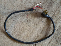 Stove / range cord plug
