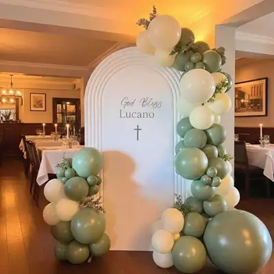 baptism arch balloon decorations, View more