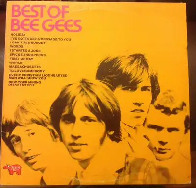 Pre-owned Bee Gees vinyl albums: Best of - $7 Best of (2) - $6 Here at Last - $9 Love Collection - $...