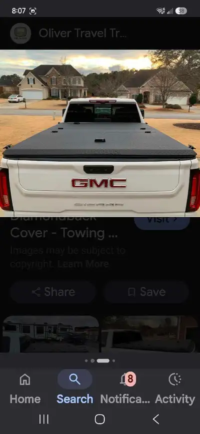 Diamond Back HD Hard cover All aluminum Truck cover It can handle 1650 lbs