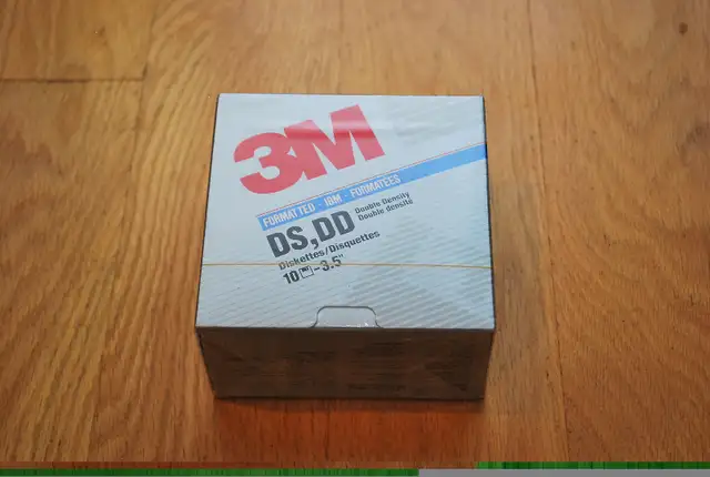 Brand New – 3M 3.5” Floppy Diskettes 720KB Double Density Disks64634280550274120